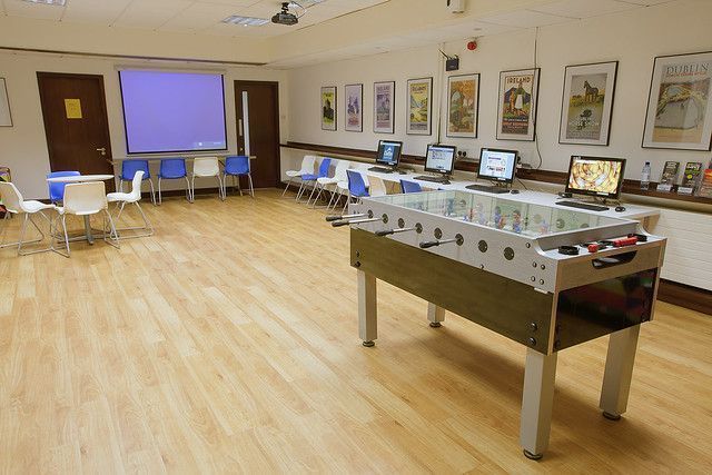 Instalaciones de una escuela de inglés de Irlanda